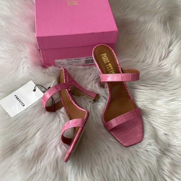 ⭐️HP! Paris Texas two strap pink mule - Picture 2 of 9